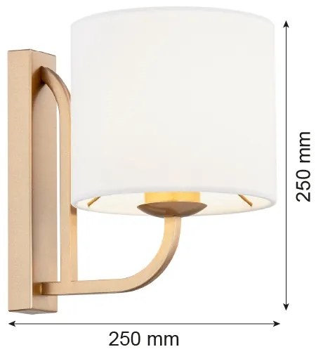 Argon 8356 - Fali lámpa MARANELLO 1xE27/15W/230V