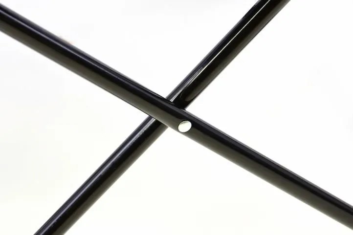 DIVERO® Kempingszék összecsukható 2 db fekete