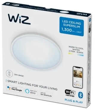 WiZ - LED Dimmelhető mennyezeti lámpa SUPERSLIM LED/14W/230V 2700-6500K Wi-Fi