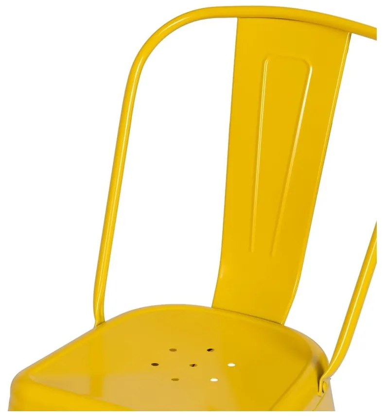 Sárga fém étkezőszék szett 2 db-os – Ixia