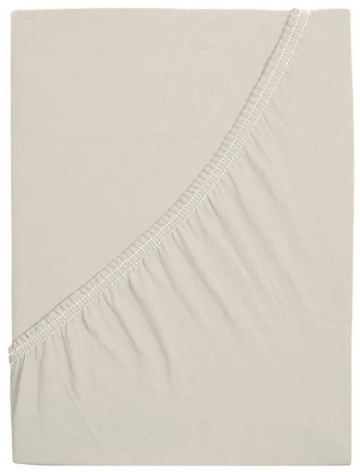 Jersey lepedő ALVORA 180x200 cm bézs