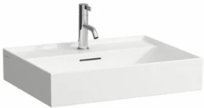 Mosdó Laufen Kartell By Laufen 60x46 cm fehér színben fényes felülettel középső nyílással H8103330001041