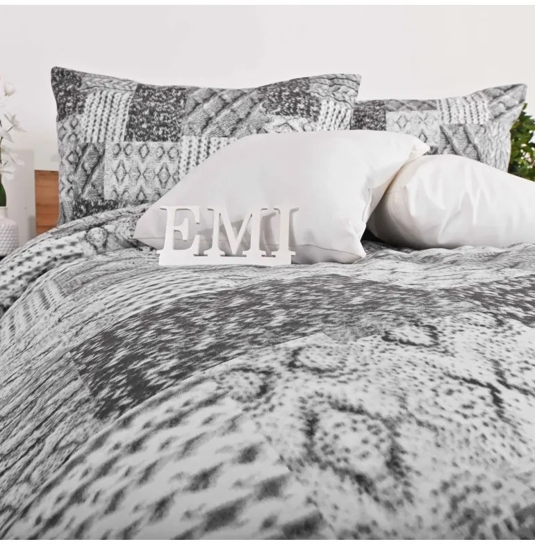 EMI Mizar pamut ágyneműhuzat, A standard egyszemélyes ágy szett tartalma: 1x 140x200 + 1x 70x90