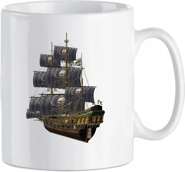 Nyomtatott bögre Kalózok Hajó Kerámia 330 ml
