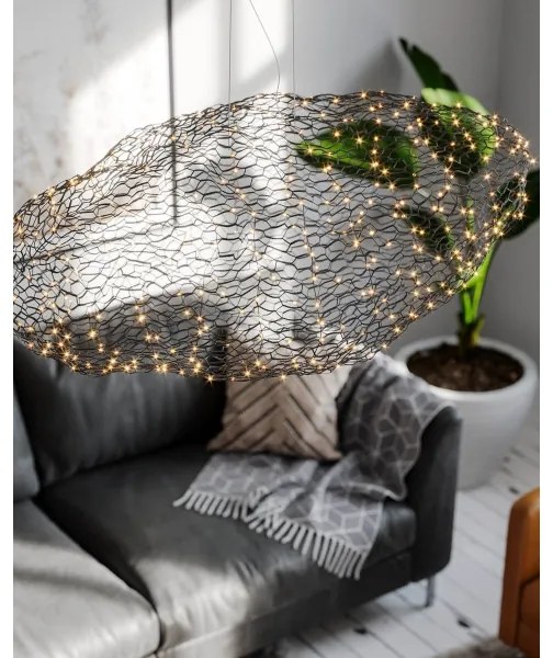 ByRydens 4201260-4002 - LED Csillár zsinóron HAYDEN LED/20W/230V fekete