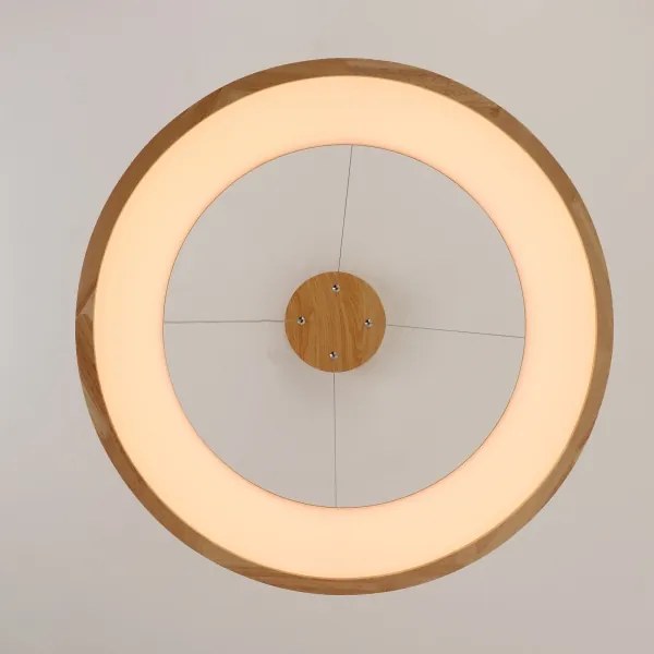 Brilagi -LED függőlámpa kábellel FALCON WOOD LED/40W/230V 3000/4000/6000K 60 cm fa