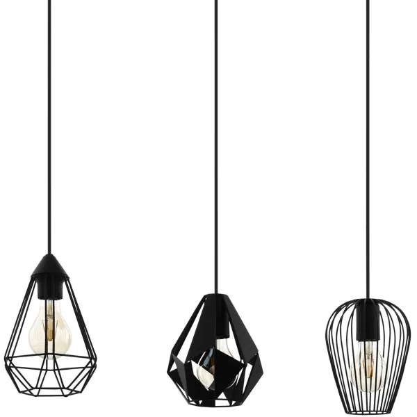 Eglo 43581 - Csillár zsinóron DISTAFF 3xE27/40W/230V