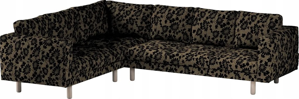 Dekoria Norsborg 5 személyes sarokkanapé huzat Ikea szürke