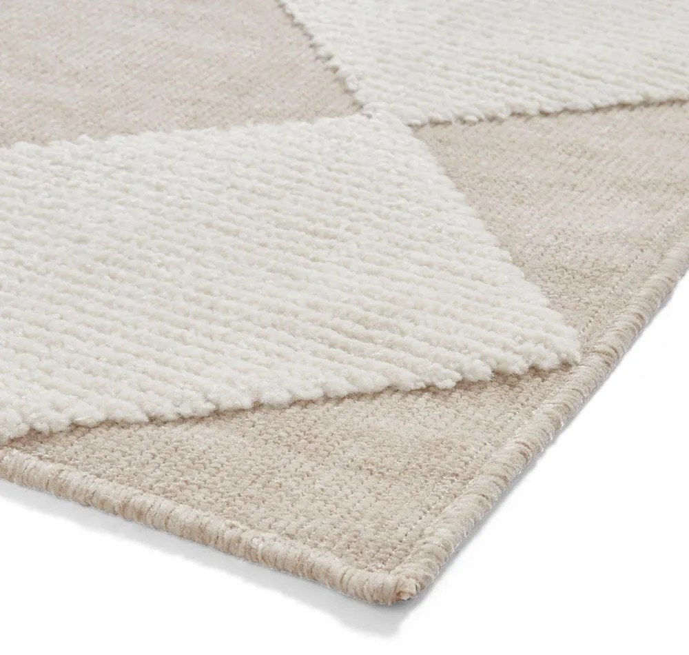 Fehér-bézs mosható szőnyeg 160x230 cm Lyna Beige&amp;White – Think Rugs