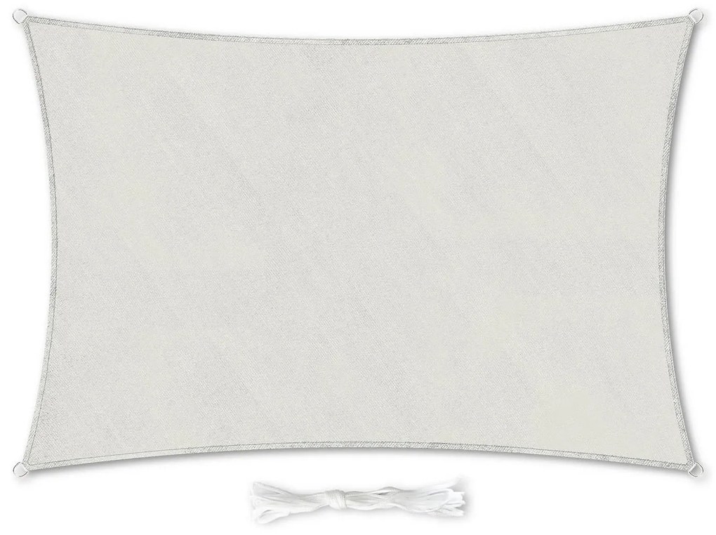 Blumfeldt Derékszögű napellenző, 3x5 m, rögzítő gyűrűkkel, poliészter, légáteresztő