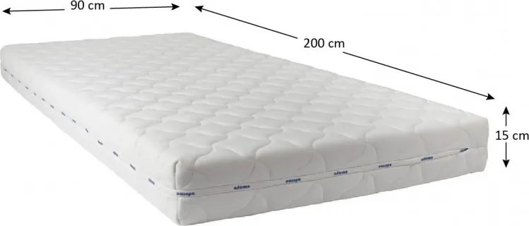 EDORMO 140X200 Aloe Vera matrac 12 cm