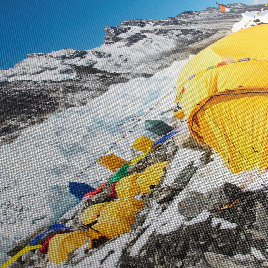 Kép - Kemping a hegyekben (150x105 cm)