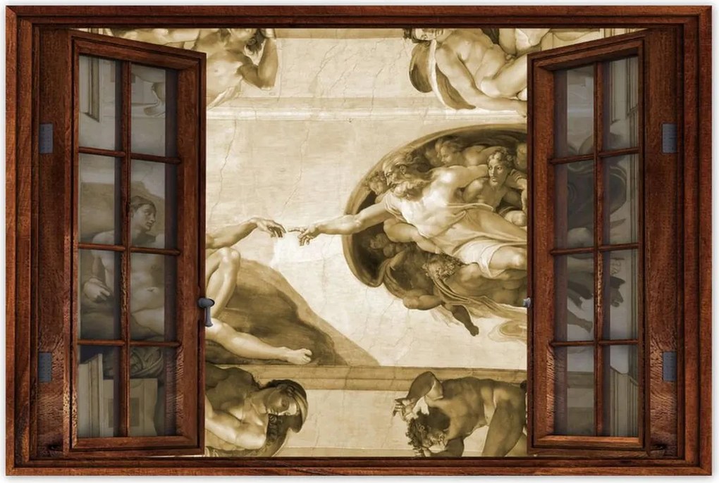 Poszterek 120x80 Ádám teremtése