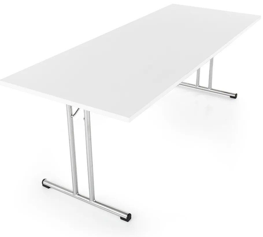 Összecsukható asztal 180 x 80 cm, fehér