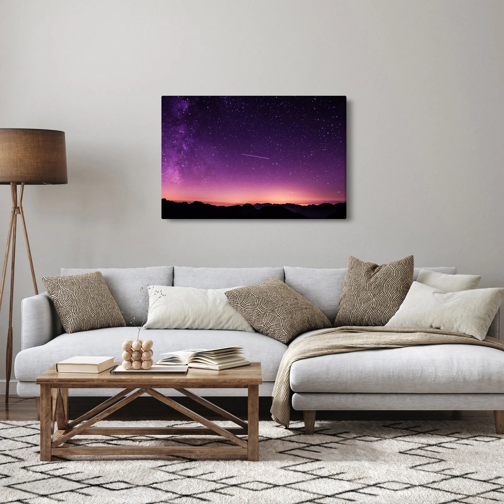 Ég képe hullócsillagokkal (90x60 cm)