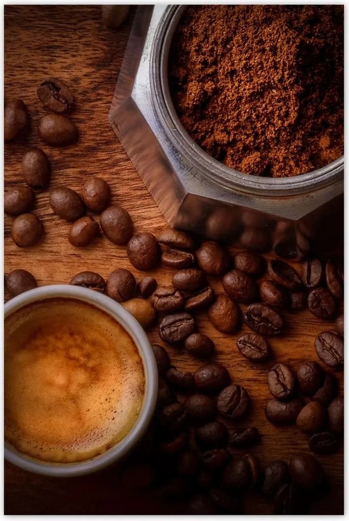 Poszterek 80x120 Natúr kávé