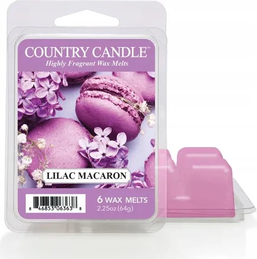 Lilac Macaron Country Candle illatosított viasz 64 gramm