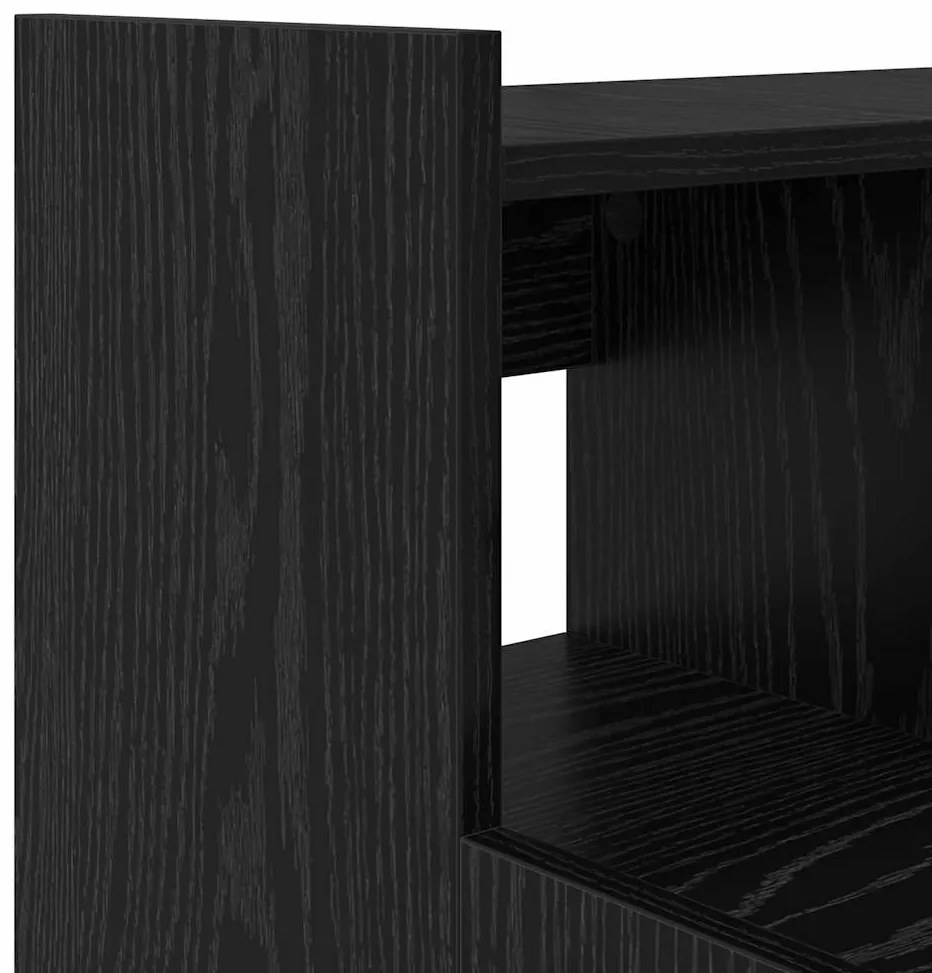 Asztal asztali lámpákkal Musta tammi 97 x 45 x 90 cm Faanyag
