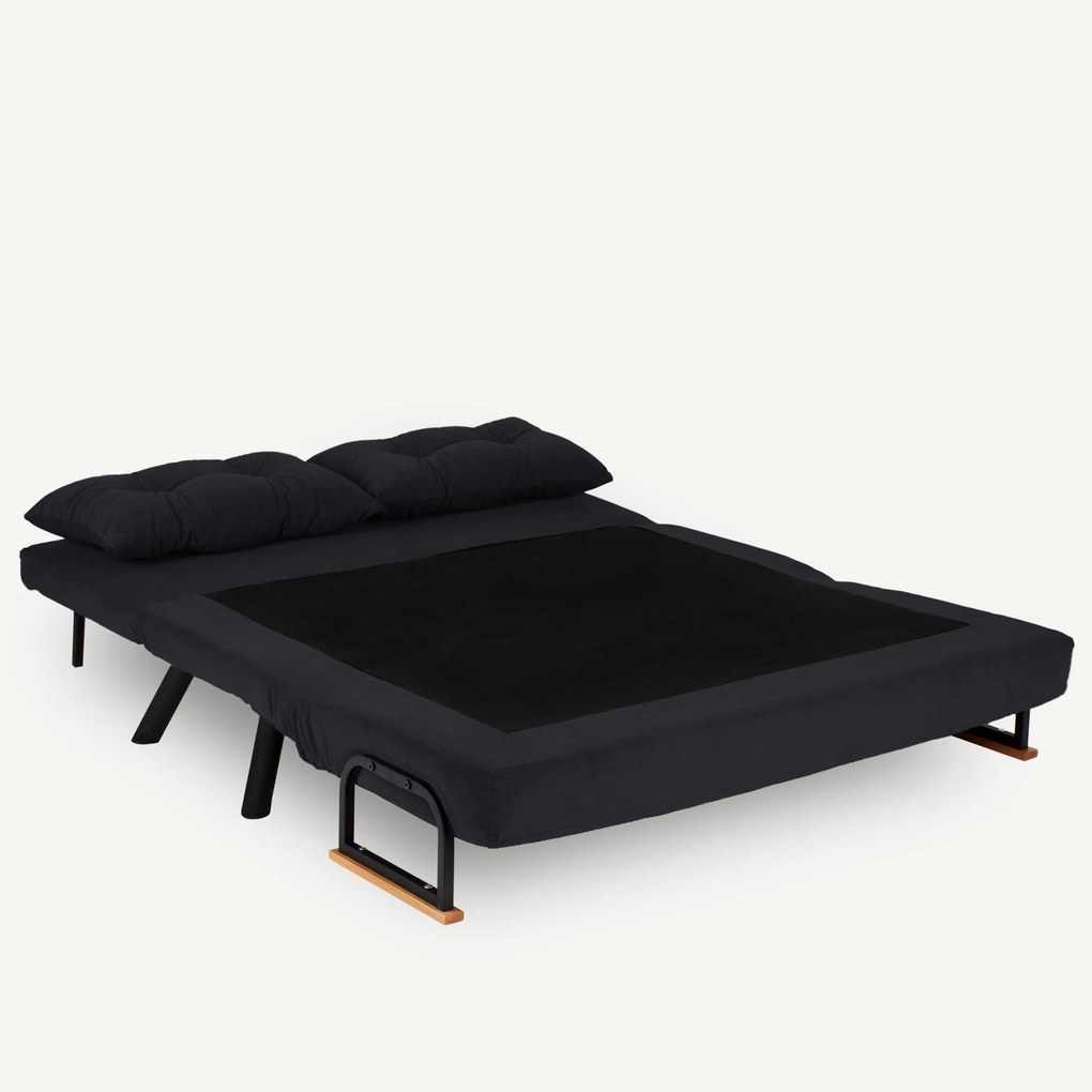 Kanapé futon  Sandy (fekete). 1062315