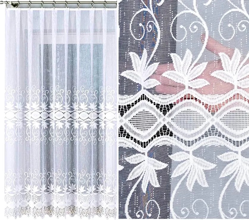 Jacquard függöny 018960 300x170cm mintás (kész) szegéllyel