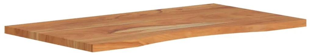 tömör akácfa téglalap alakú asztallap 90 x 50 x 2,5 cm