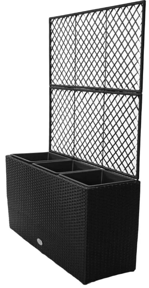 Wall fekete kerti kaspó- Bonami Essentials