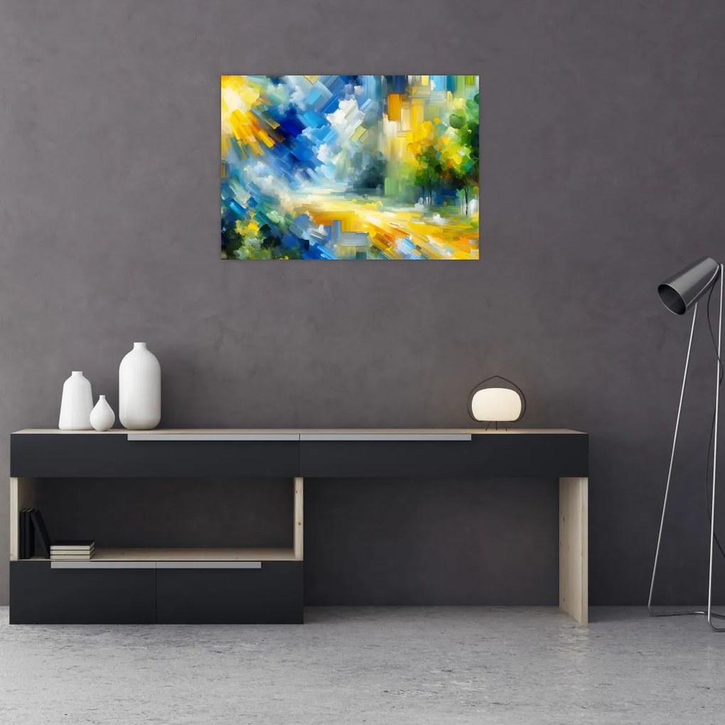 Kép - Absztrakt napos nap (70x50 cm)