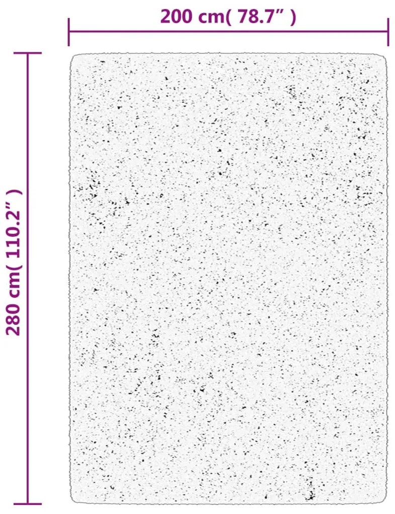 IZA antracit rövid szálú skandináv stílusú szőnyeg 200 x 280 cm
