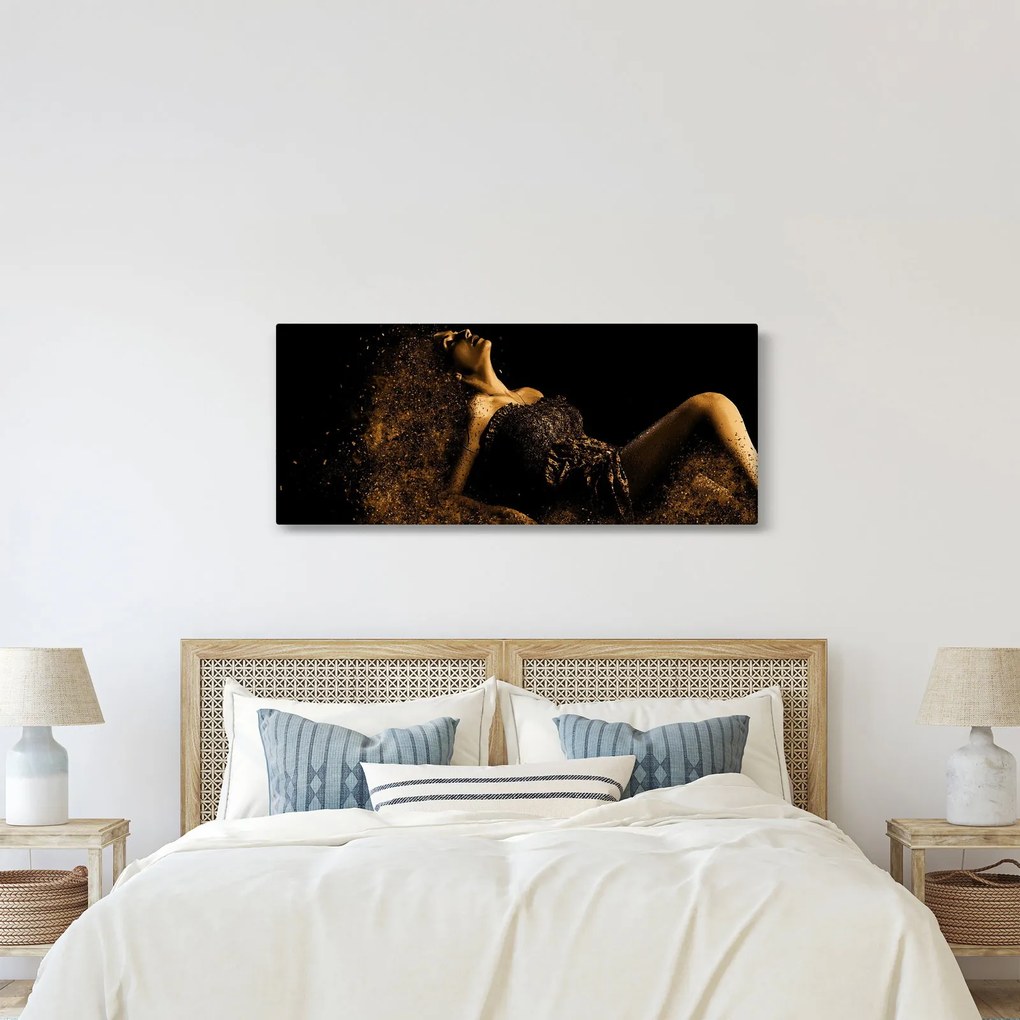 Kép - Egy nő aranyból (120x50 cm)