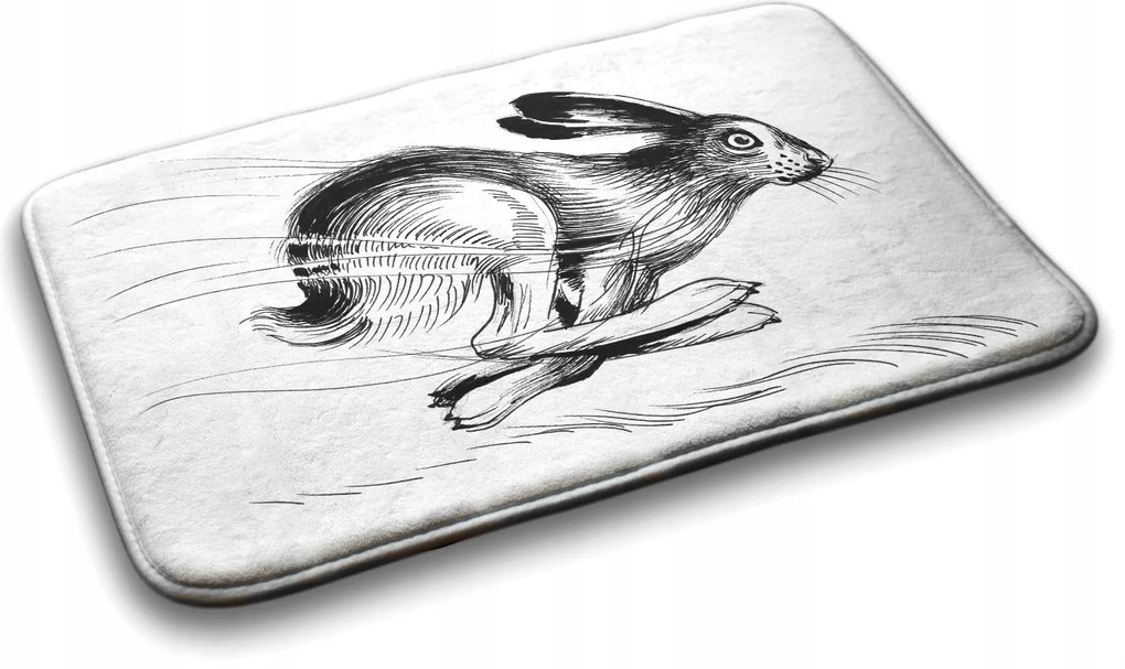 Fürdőszobaszőnyeg puha Nyuszi Állatok 75x45 cm