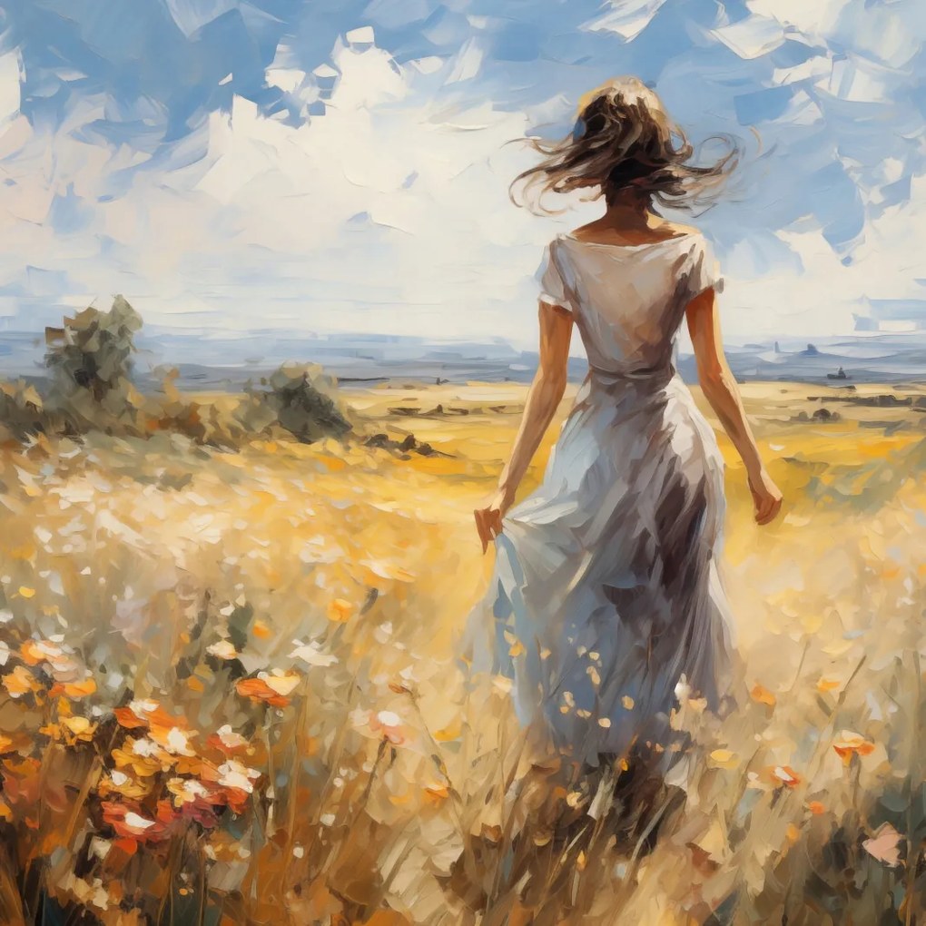 Poszter 20x20cm Nyári szél