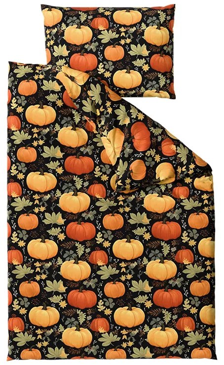 Mikroszálas ágyneműhuzat ORANGE PUMPKINS színes Ágyneműhuzat mérete: 2 db 70 x 90 cm | 200 x 220 cm
