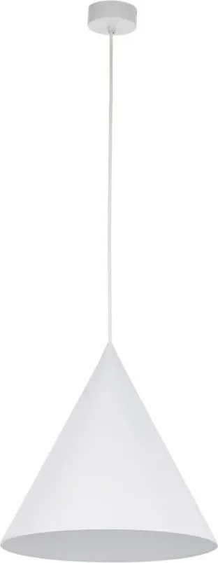TK LIGHTING 10009 CONO Modern Függesztett Lámpa Fehér E27 IP20