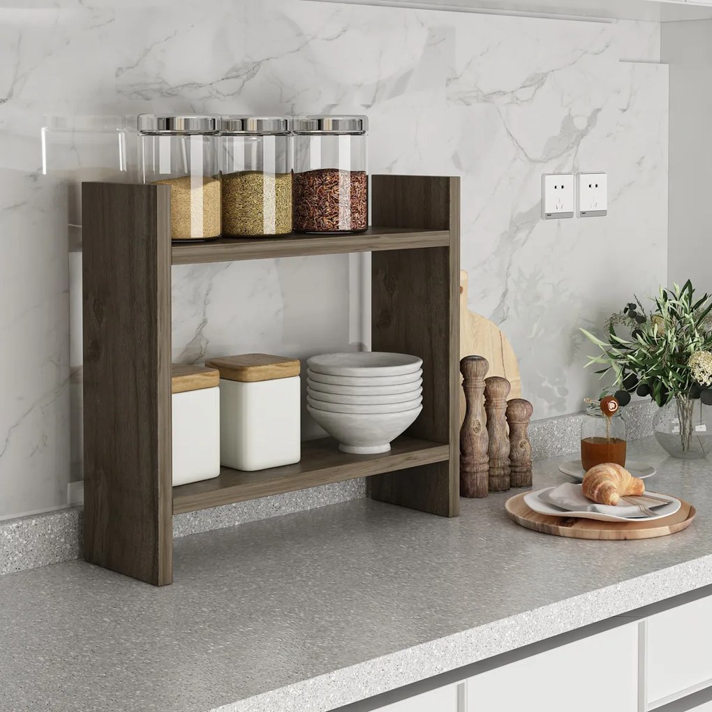 Denver Walnut konyhai polc