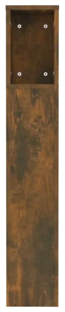 füstös tölgy színű áthidalószekrény 120 x 18,5 x 102,5 cm