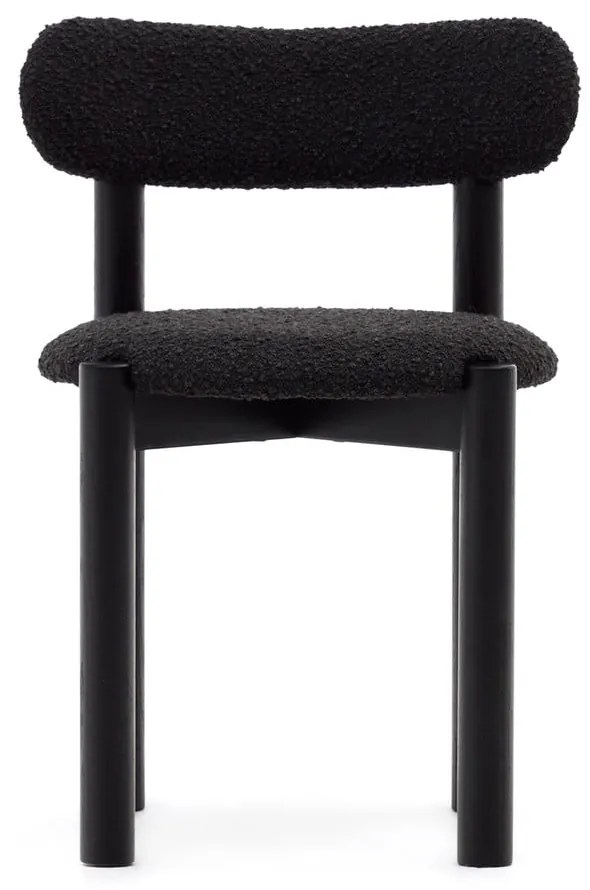 Fekete étkezőszék szett 2 db-os Nebai – Kave Home