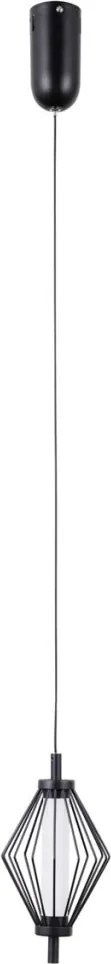 ITALUX PND-34403-1-BK SEVIL Egyágú Függesztett Lámpa Fém LED IP20