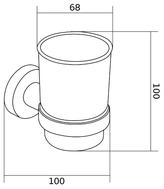 Mexen Remo fogkefe tartó, fehér, 7050738-20