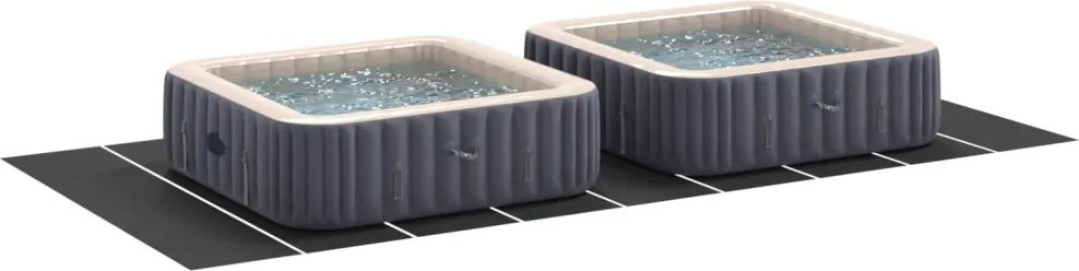 Medence alatlappal Fekete 999 x 500 x 0,1 cm Nemes szövet