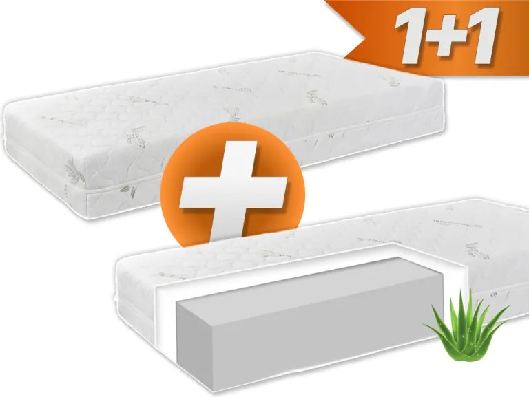 EMI Comfort Aloe Vera matrac 90x200 cm, 1+1 INGYEN