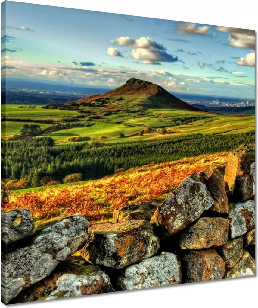 Vászonkép 50x50 Hegyi tájkép