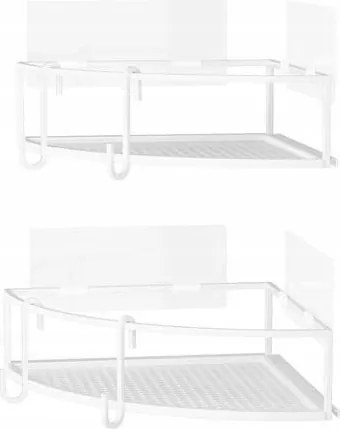 Cubiko 2 Db-os Sarokpolc Szett Fehér fém