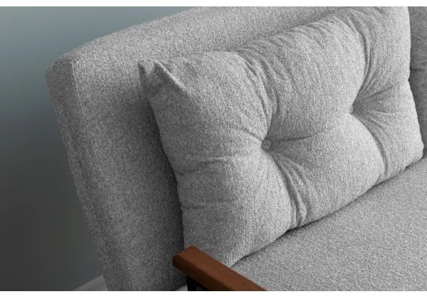 Kétszemélyes kihúzható kanapé QIRA szürke