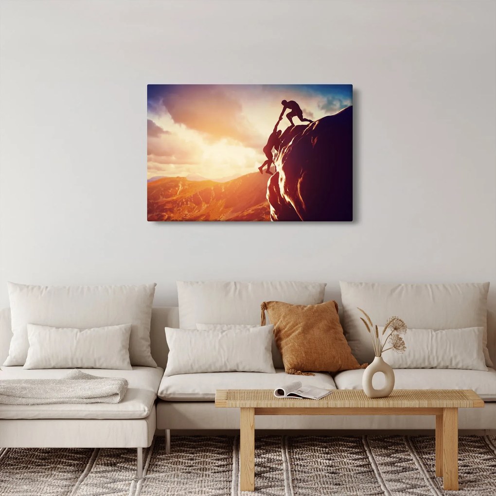 Kép - Hegymászók (90x60 cm)