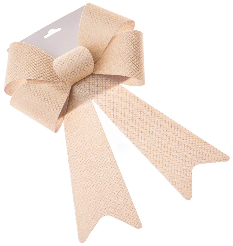 Karácsonyi masni 23 x 38 cm, krémes