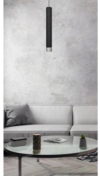 LED Csillár zsinóron TUBA 1xGU10/4,8W/230V