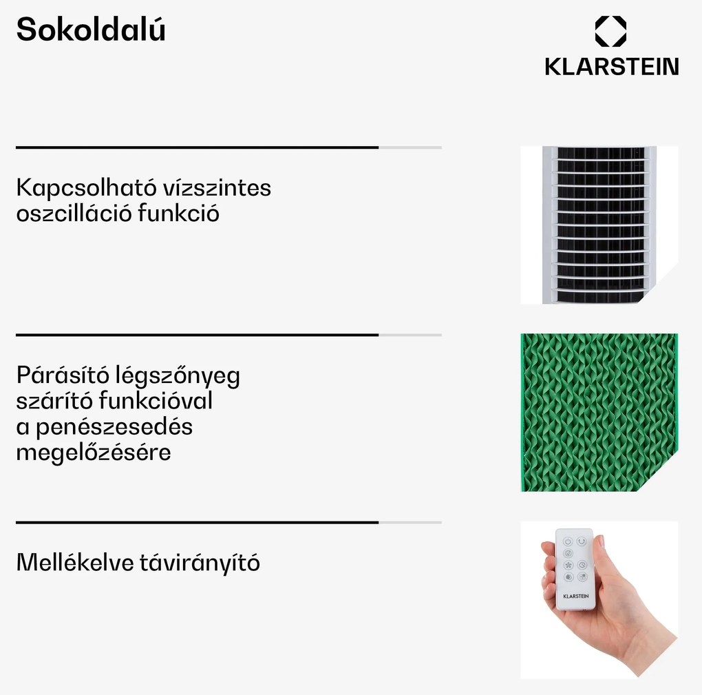 Skytower Grand Smart, léghűtő, 80 W, 480 m³/ó, 6 liter, hordozható