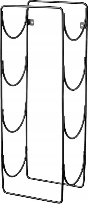 Ikea Snospira Állvány 4 palack bor számára fekete