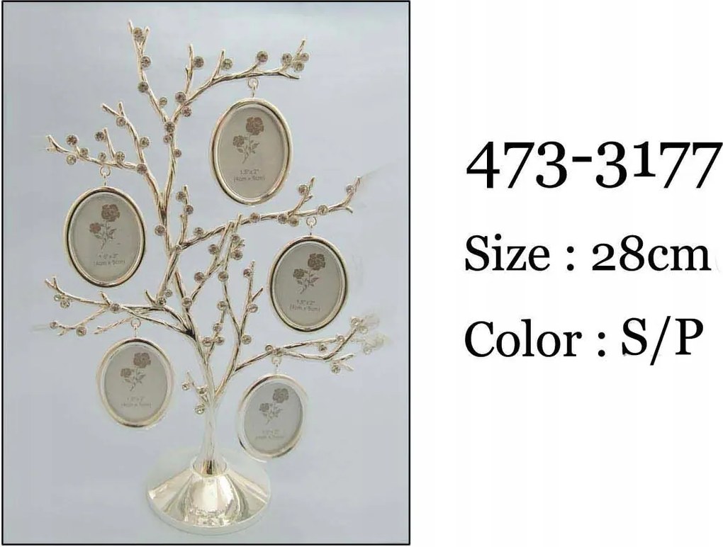 Családfa képkeret 5x fotó