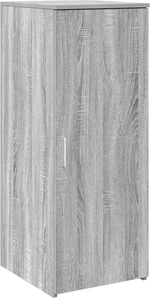 vidaXL tároló szekrény szürke sonoma 40x45x103,5 cm szerelt fa